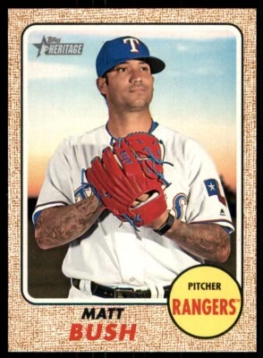 2017 Topps Heritage #699 Matt Bush - Image 1 of 2