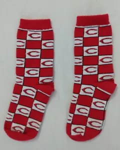 CINCINNATI REDS SOCKS JUNIORS WOMEN'S - Picture 1 of 2