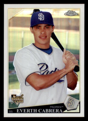 2009 Topps Chrome Refractors #185 Everth Cabrera - Image 1 of 2