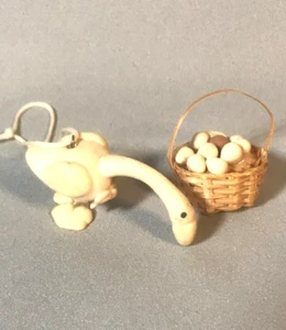 Miniatur Osterkörbchen und Dumme Gans - Bild 1 von 6