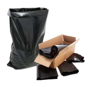 Rubble Sacks Heavy Duty 20" x 30" 500Gauge Black Builder Bags Up to 25kg Hold - Picture 1 of 6