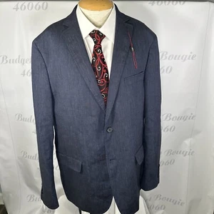 Van Heusen Blazer Mens Cool Flex Gray Check Stretch 44 Long MSRP $260 - Picture 1 of 14