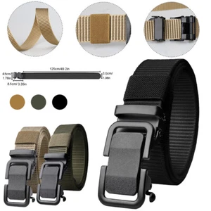 Herren Freizeit Militär Taktischer Gürtel Armee Sicherheit Verstellbar Schnellverschluss Gürtel - Bild 1 von 20