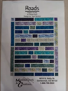 Mountainpeek Creations Quilt-Muster 340 Straßen zusammengesetzt 56,5" x 69,5" - Bild 1 von 2