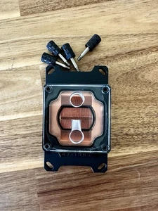 Optimus CPU Block - AMD AM4 - Acryl Top + Matt Black Bracket / Raw Copper - Bild 1 von 2