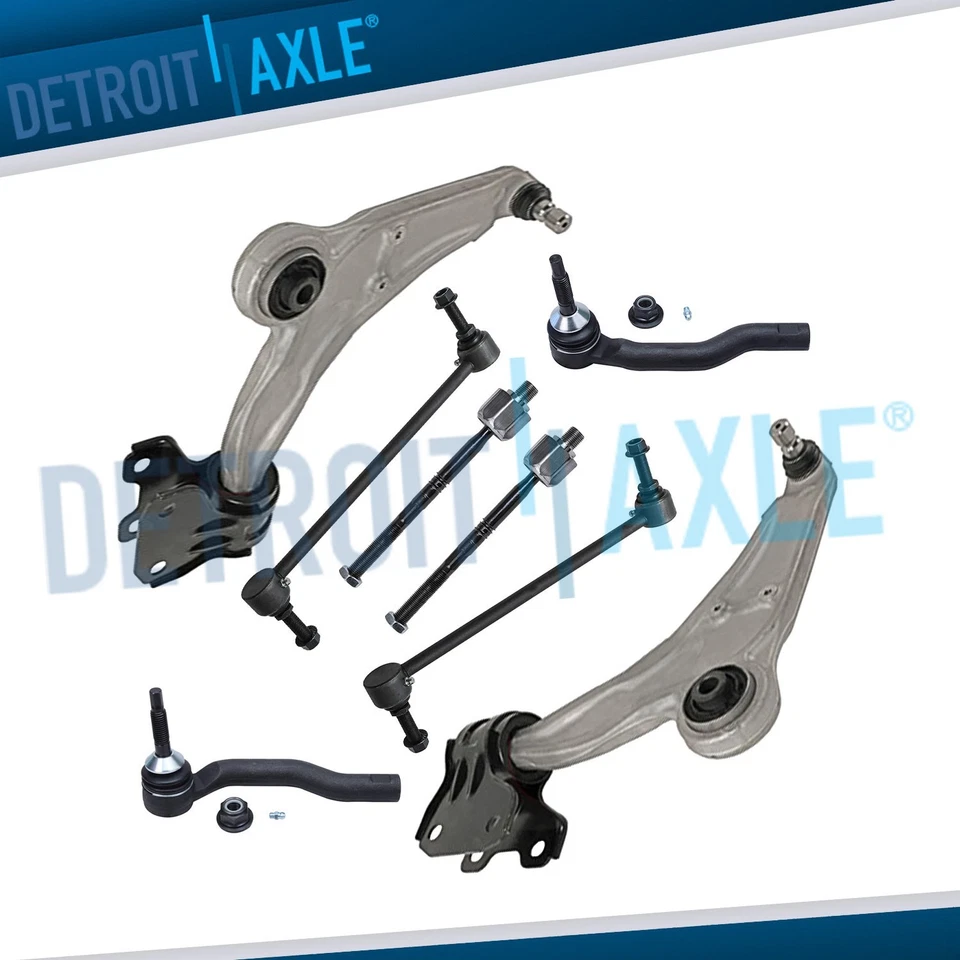 Brazos de control inferiores delanteros barras estabilizadoras barras de amarre para Ford Edge Lincoln MKX 2016-2018 Foto 1 de 4