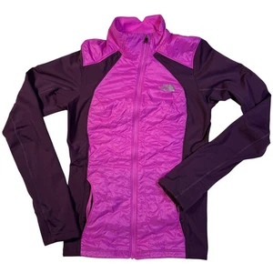 Chaqueta aislante acolchada rosa púrpura S P The North Face para mujer cremallera completa - Imagen 1 de 11