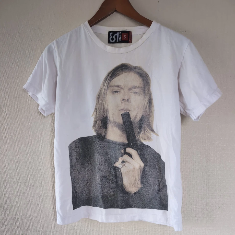 Camisa De Colección Kurt Cobain Nirvana Talla Pequeña Banda Años 90 Project Grunge Punk Alt Foto 1 de 4