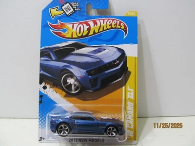 Camaro ZL1 2012 Hot Wheels '12 - 2012 nuevos modelos 9/50 - Metalflake azul oscuro Foto 1 de 4