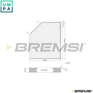 FILTER CABIN AIR FC0406C FOR AUDI A4/B8/Allroad A5/Convertible/Sportback Q5 2.0L - Picture 1 of 9
