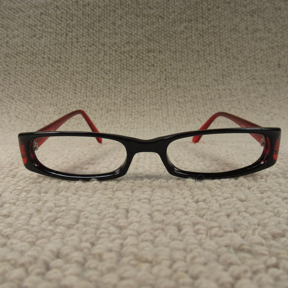 Glasses Frames Natasha 21-60-846 Black Red Rectangle Eyewear Spectacles - Image 1 of 4
