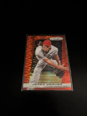 Jered Weaver 2013 Panini Prizm Red Pulsar Prizm Los Angeles 110 Foto 1 de 2
