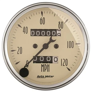 1896 Antique Beige Mechanical Speedometer,3.125 in. - Picture 1 of 1