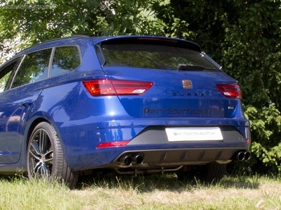 Impianto Completo Ulter Da OPF Ø76Mm Seat Leon ST Cupra 4Drive 2X80Mm Nero - Immagine 1 di 4