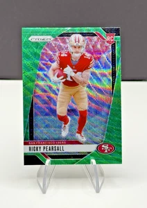2024 Panini Prizm Rookies Ricky Pearsall #383 Neon Green Wave Prizm (RC) 49er's - Picture 1 of 3