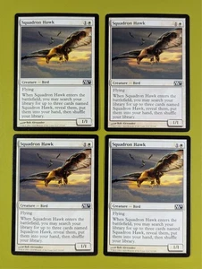 Squadron Hawk x4 Magic 2011 M11 4x Playset Magic the Gathering MTG - Picture 1 of 1