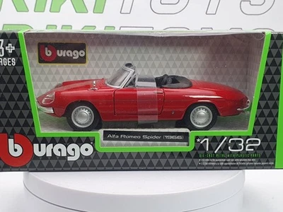 Alfa Romeo Duetto Osso di seppia Burago 1/32 Rosso 1966 - Immagine 1 di 3