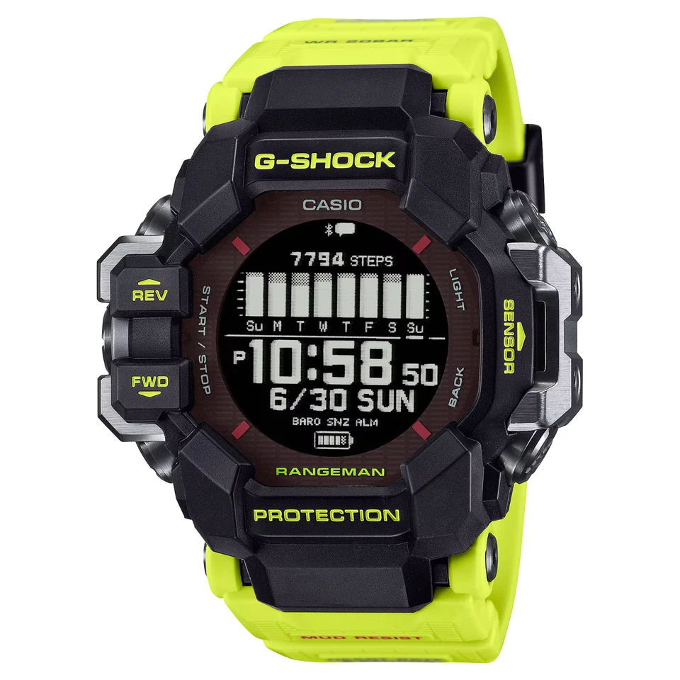 CASIO Solar watch G-SHOCK RANGEMAN GPR-H1000RY-1A9JR Digital BLK YLW
