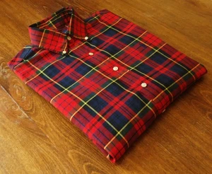 Ralph Lauren Talla S/P Camisas Informales Ajustadas Para Hombre Multicolor Rojo NUEVO - Imagen 1 de 14