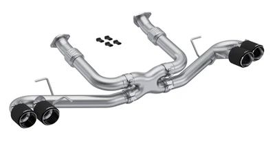 MBRP 3" Cat-Back, Quad Split Trasero, Chevrolet Corvette C8 2020-2025, T304 Mancha Foto 1 de 4