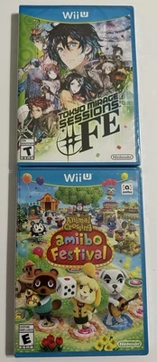 Nintendo Wii U Sealed Game Lot Tokyo Mirage Sessions & Animal Crossing - Image 1 of 4