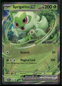 SV: Scarlet & Violet Promo Cards #087 Sprigatito ex - Picture 1 of 2