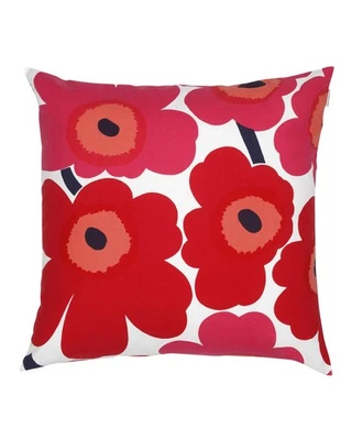 Pieni Unikko Cotton Pillow Cover – Refine Your Home Décor with Our Square Cus... - Image 1 of 2