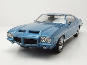Pontiac LeMans GTO 1972 Blu Metallizzato Modellino 1:18 KK Scale - Foto 1 di 9