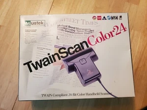 Mustek Twain Scan Handheld Corded 24 Bit Color CG -8400 Scanner,, Great cond. - Picture 1 of 8