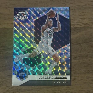 2020-21 Panini Mosaic Reactive Blue Prizm Jordan Clarkson #2 - Picture 1 of 2