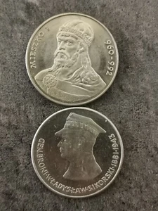 LOT 2 * 50 ZLOTYCH / 1981 BRONI SIKORSKI & 1979 MIESZKO / POLOGNE / POLAND - Foto 1 di 2
