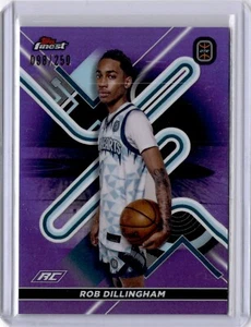 Topps Finest OTE 2022-23 - #77 Rob Dillingham novato numerado #'d/250 (RC) - Imagen 1 de 2