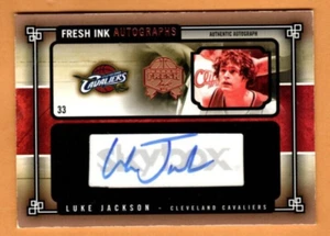 2004 Fleer Fresh Ink Autographs Luke Jackson - Cavilers 143/199, Near Mint Cond! - Picture 1 of 2
