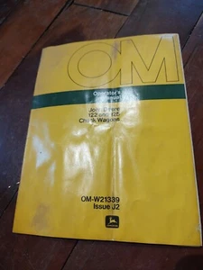 MANUAL DE OPERADOR JOHN DEERE 122 125 CARRO PORTABROCAS  - Imagen 1 de 1