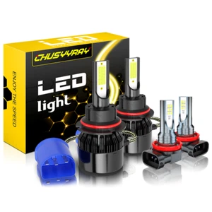 For Nissan Frontier 2005-2019 High&Low Beam LED Headlight Fog Light Bulbs - Imagen 1 de 13