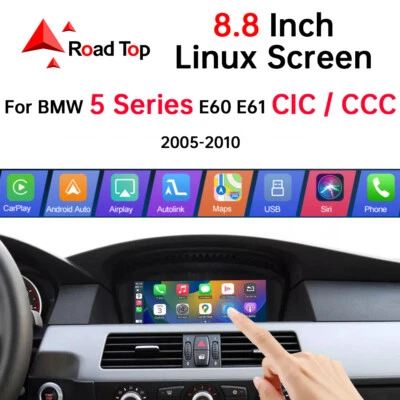 NEW Wireless CarPlay Car Retrofi Kits For BMW 5 Series E60 E61 2005-2010 CCC/CIC - Image 1 of 4