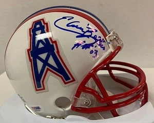 Elvin Bethea Signed Mini Helmet PSA/DNA Oilers HOF S30324 - Picture 1 of 2