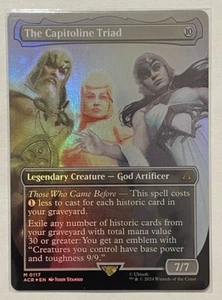 Lamina senza bordi della Triade Capitolina - Mitico - Assassin's Creed MTG - Foto 1 di 2
