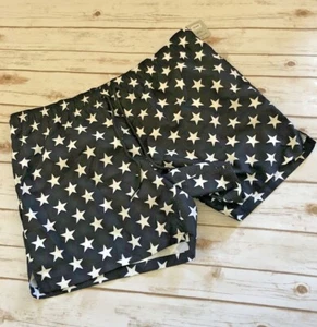 Black and White Stars And stripesSwim Trunks~BIG Men's 3XL (48-50)~New W/Tags - Picture 1 of 7