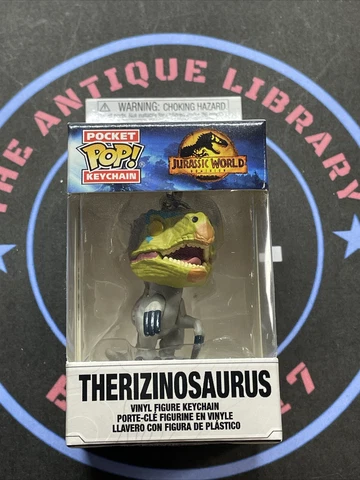 Funko Pocket Pop Keychain. Jurassic World Dominion. Therizinosaurus Cover