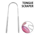 2-Pack Tongue Scraper Cleaner Stainless Steel Dental Breath Fresh Cleaning S1S2
