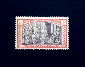 ITALY Stamp - 1924 Holy Year Closing of Door Semi Postal Sn B25 MH r36 - Picture 1 of 2
