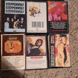 Steppenwolf Chicago Three Dog Night Bob Seeger Dan Fogleberg etc. cassettes - Picture 1 of 2
