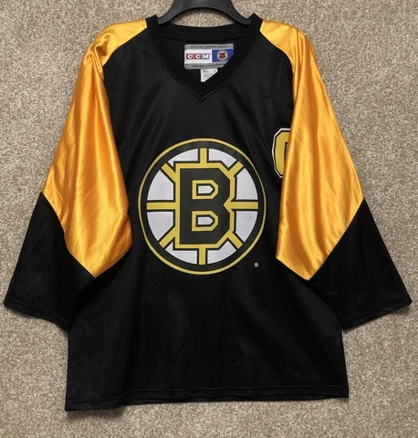 Vintage CCM Maska Boston Bruins Joe Thornton Hockey Jersey Mens Size Medium Cover