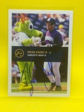 Brian Daubach 2000 Just Minors Charlotte Knights NY Mets (PERSONAL AUTOGRAPH)