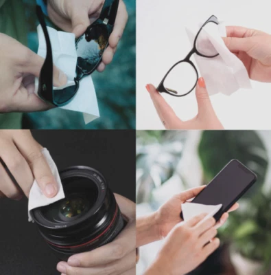 HEALTHPOINT ULTRA CLEAN TOUCH LENS WIPES, GLASSES CLEANING WIPES UNBOXED