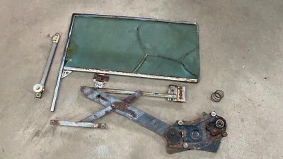 1959 1960 Buick 2 Door HT Left LH Window and Regulator Assembly - Ships Free - Image 1 of 4