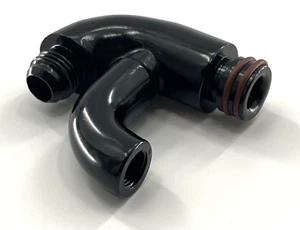 Center Mount Fuel Gauge & AN6 Fitting For K Tuned Fuel Rail K Series K20 K24 - Foto 1 di 8