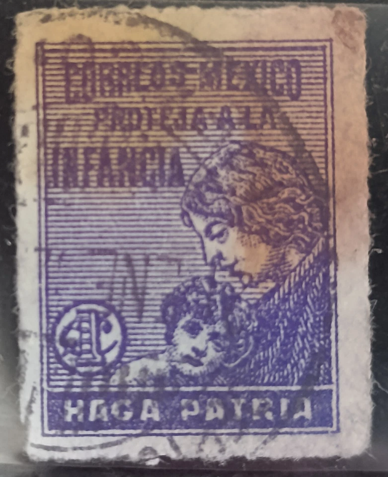 Sello México 1929 SN# MX RA8 Madre e Hijo 1 ¢ Usado Lote 225 Foto 1 de 1