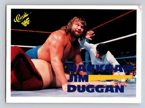 1990 Classic WWF #65 Hacksaw Jim Duggan Trading Card Wrestling WWE - Bild 1 von 2